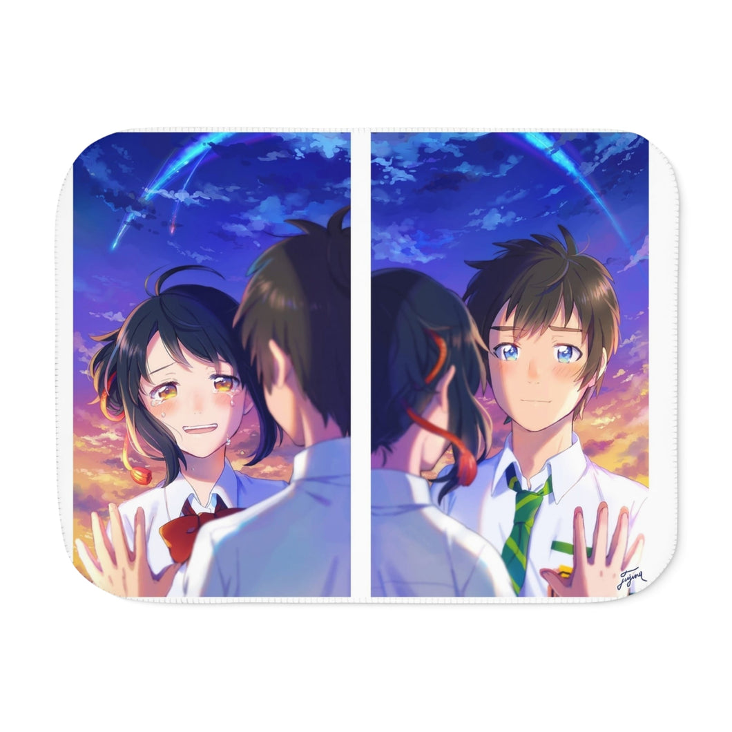 Anime Your Name. Sherpa Blanket