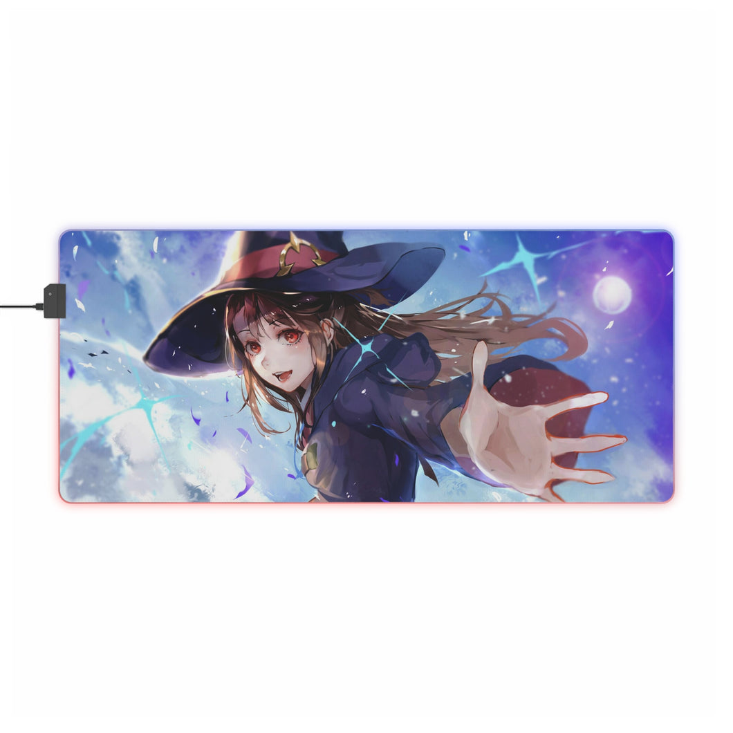 Little Witch Academia Atsuko Kagari, Computer Keyboard Pad RGB LED Mouse Pad (Desk Mat)