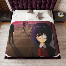 Load image into Gallery viewer, Another Mei Misaki, Kouichi Sakakibara, Izumi Akazawa Sherpa Blanket
