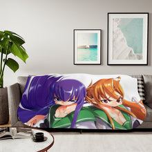 Load image into Gallery viewer, Highschool Of The Dead Sherpa Blanket
