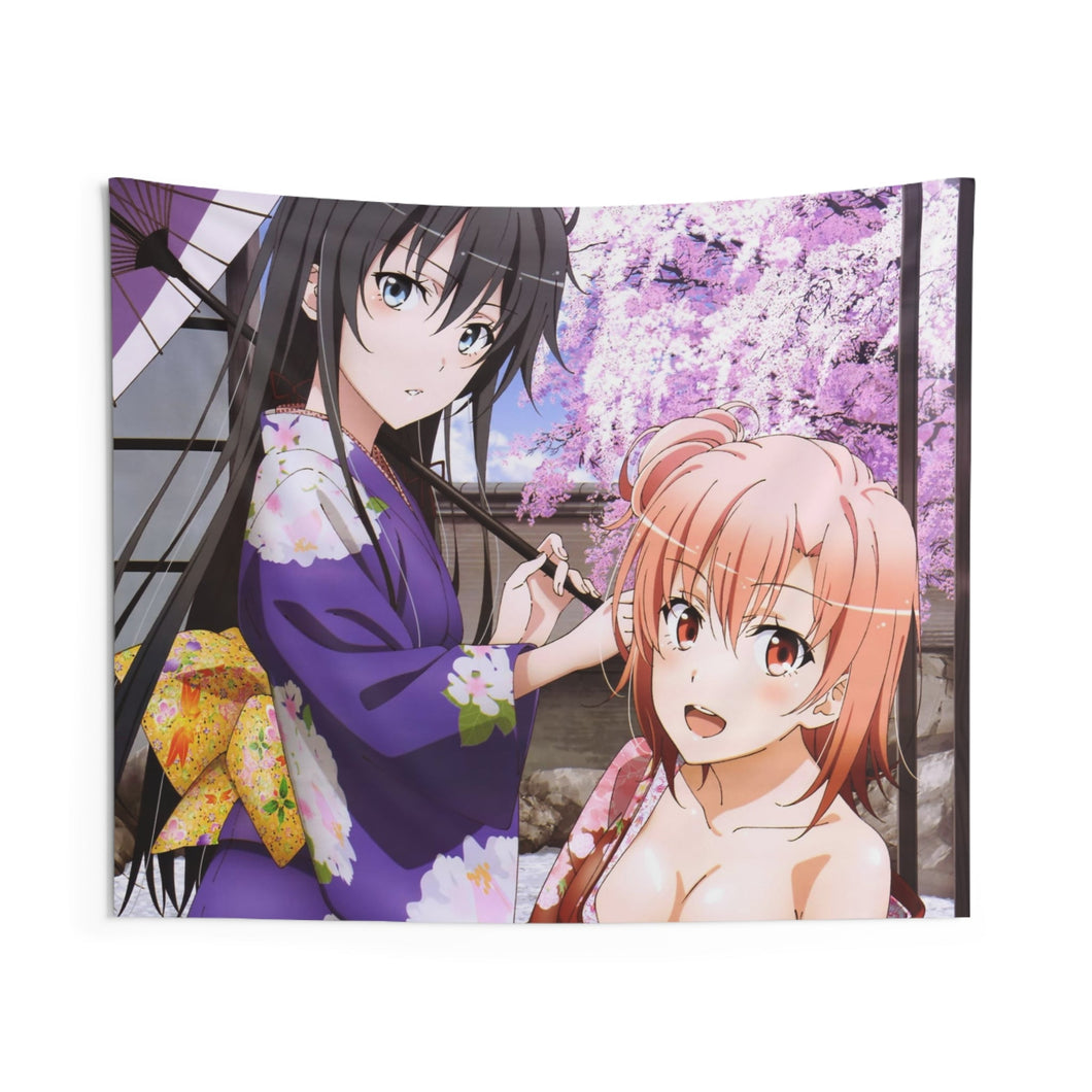 My Teen Romantic Comedy SNAFU Yukino Yukinoshita, Yui Yuigahama Indoor Wall Tapestry