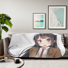 Load image into Gallery viewer, Rascal Does Not Dream Of Bunny Girl Senpai Sherpa Blanket
