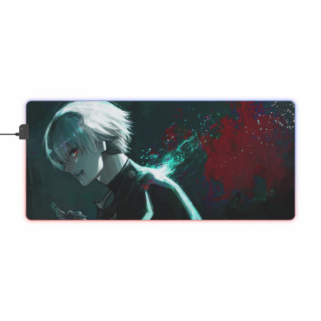 Tokyo Ghoul Ken Kaneki RGB LED Mouse Pad (Desk Mat)