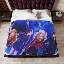Load image into Gallery viewer, Charlotte Nao Tomori, Ayumi Otosaka, Joujirou Takajou Sherpa Blanket
