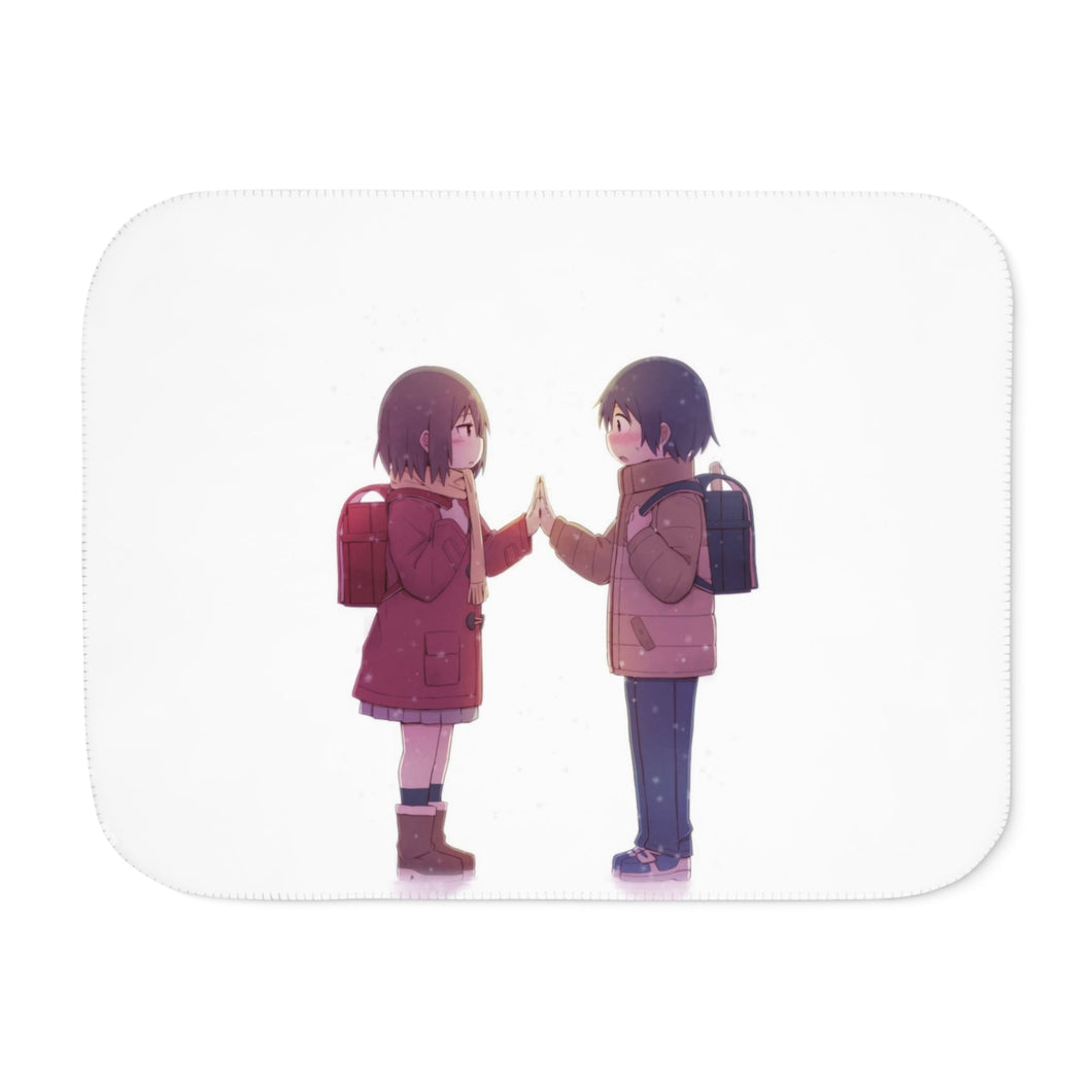 Anime ERASED Sherpa Blanket
