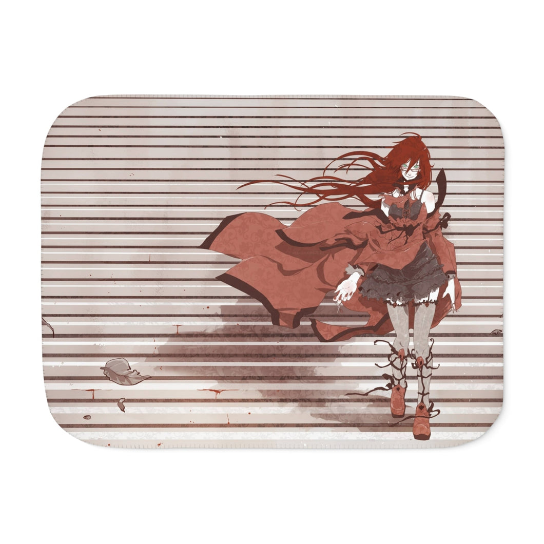 Anime Black Butlerr Sherpa Blanket