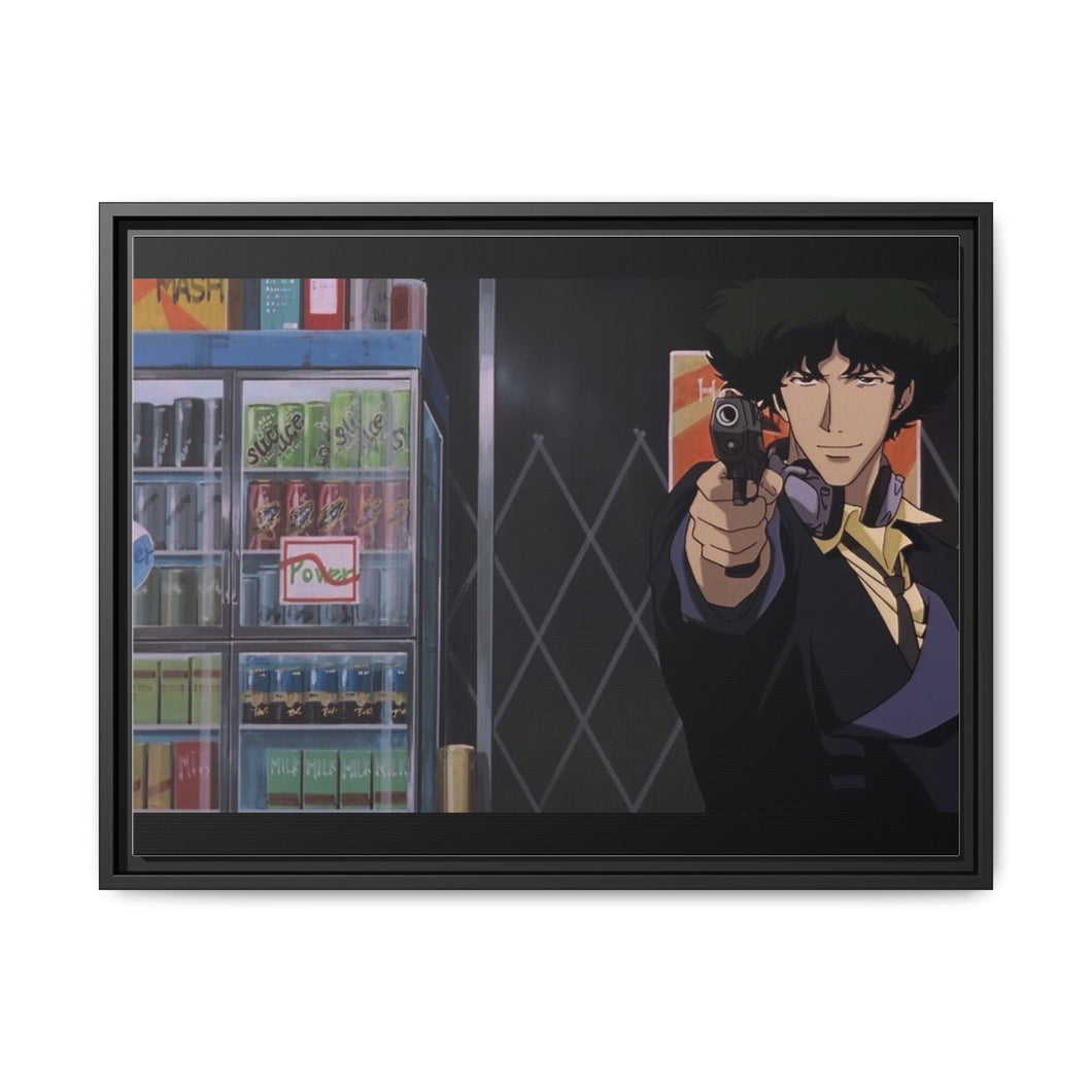 Anime Cowboy Bebopr Canvas Framed Art Print