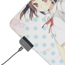 Load image into Gallery viewer, The "H.e.n.t.a.i" Prince and the Stony Cat. RGB LED Mouse Pad (Desk Mat)

