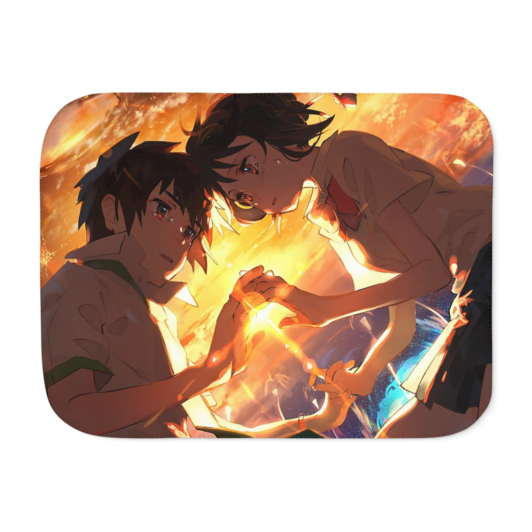 Your Name. Sherpa Blanket