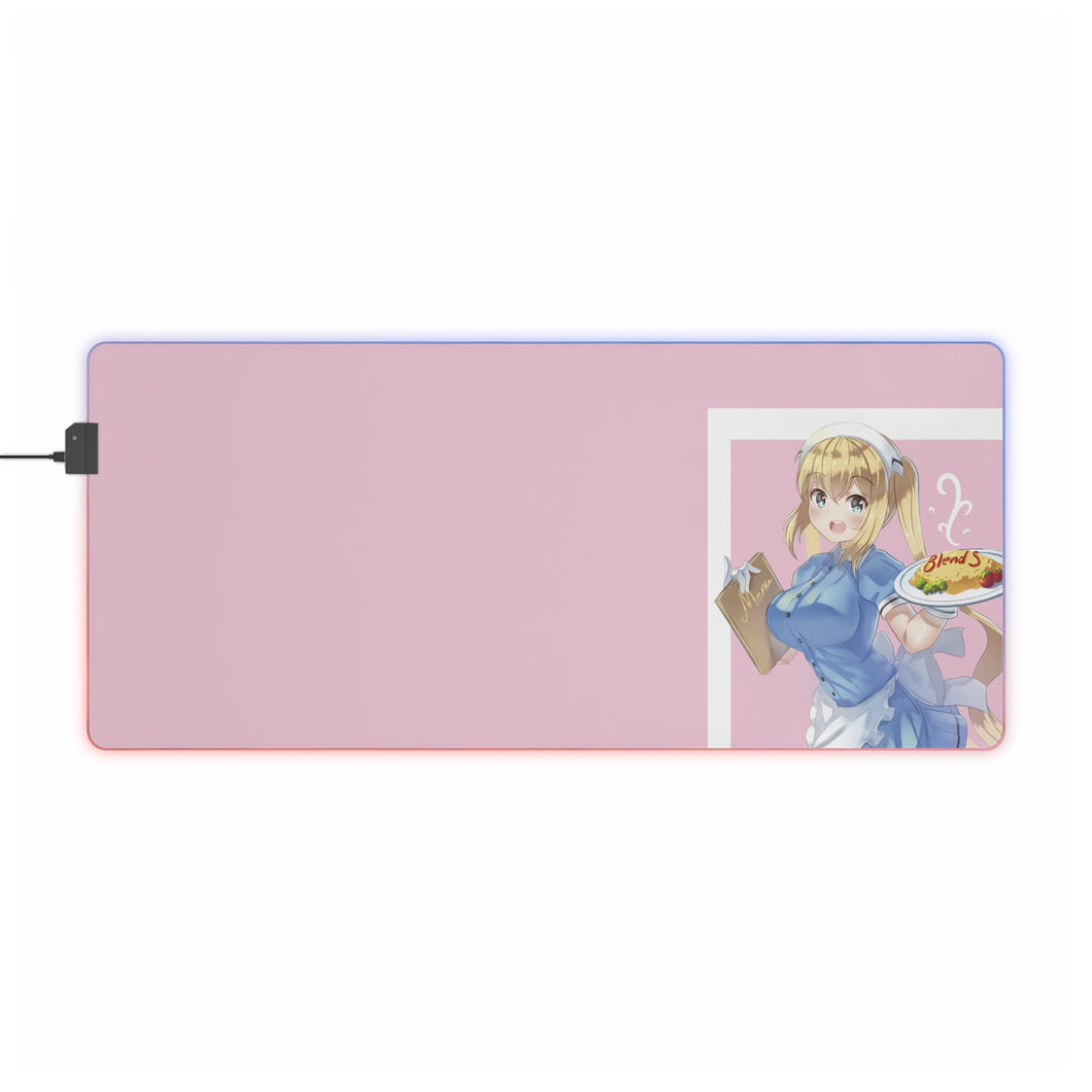 Kaho Hinata RGB LED Mouse Pad (Desk Mat)