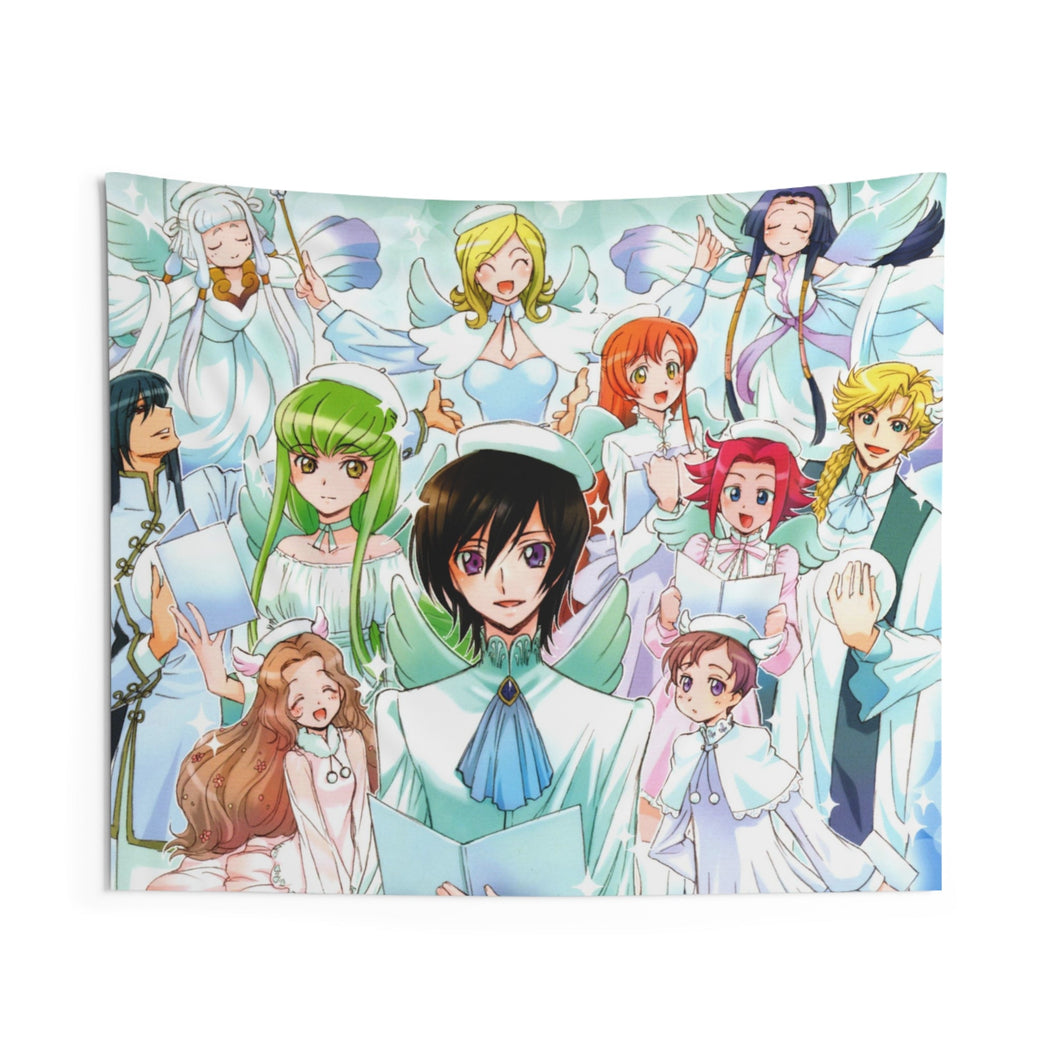 Code Geass Suzaku Kururugi, Nunnally Lamperouge Indoor Wall Tapestry