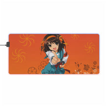 Load image into Gallery viewer, The Melancholy Of Haruhi Suzumiya RGB LED Mouse Pad (Desk Mat)
