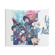 Little Witch Academia Atsuko Kagari, Sucy Manbavaran, Diana Cavendish, Akko Kagari, Amanda O'neill Indoor Wall Tapestry