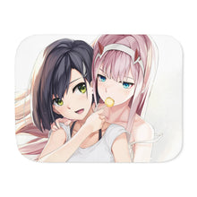 Load image into Gallery viewer, Zero Two and Ichigo Sherpa Blanket
