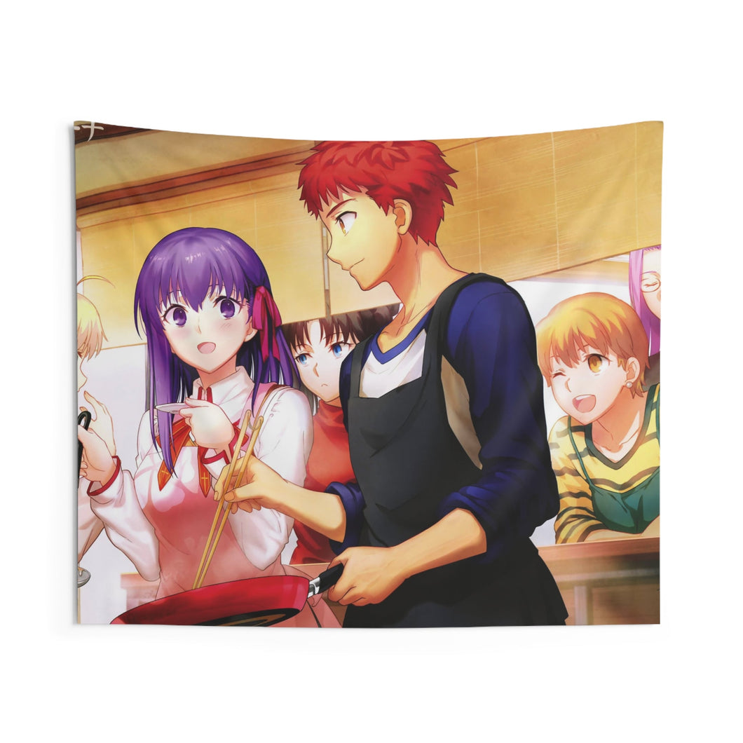 Rider, Artoria Pendragon, Rin Tohsaka and Saber (Fate Series) Indoor Wall Tapestry