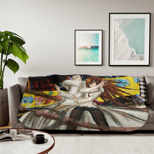 Load image into Gallery viewer, Makise Kurisu &amp; Rintaro Okabe Sherpa Blanket
