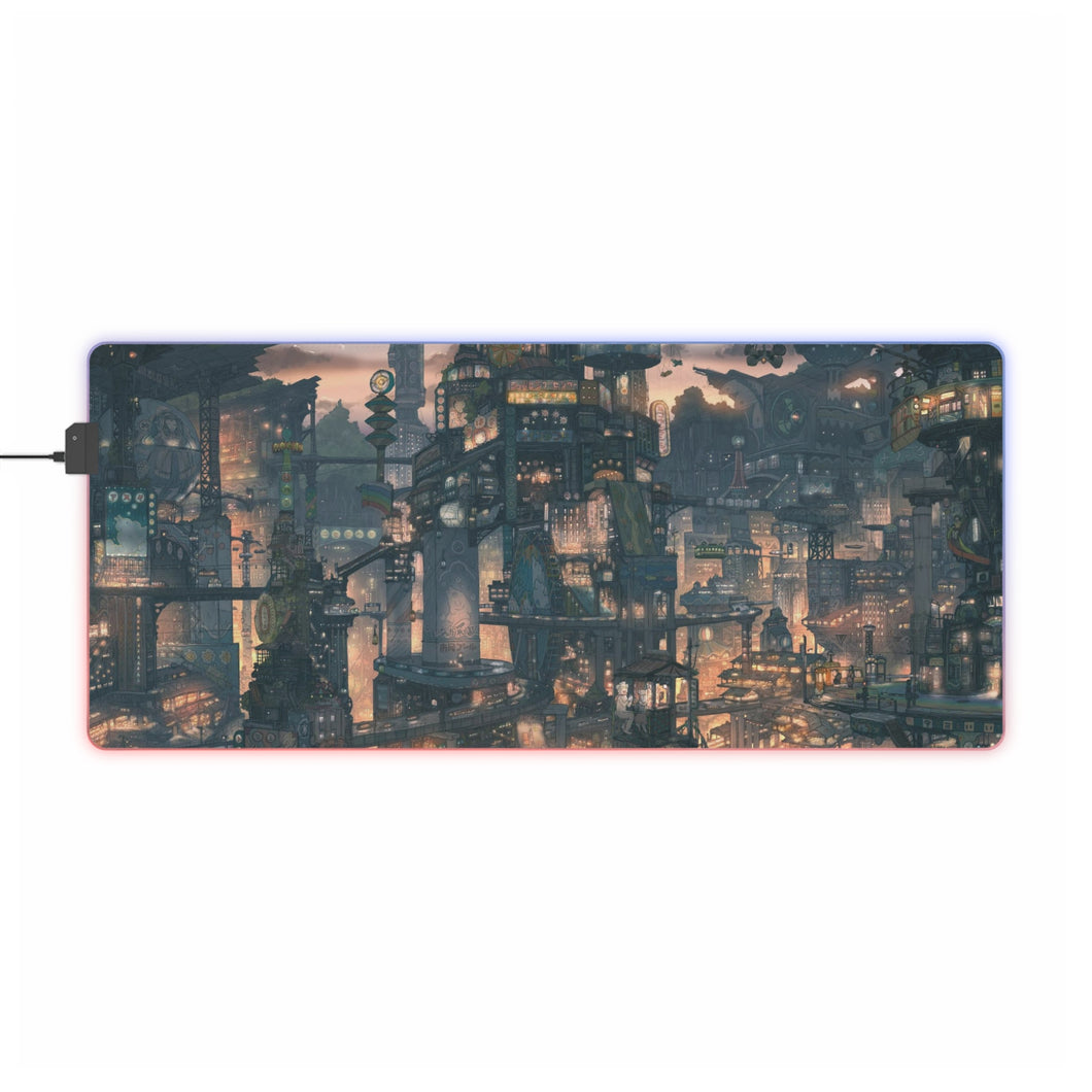 Anime City RGB LED Mouse Pad (Desk Mat)