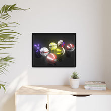 Load image into Gallery viewer, PokÃ©balls Canvas Framed Art Print
