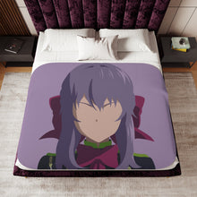 Load image into Gallery viewer, Shinoa Hīragi from Seraph of The End for Dekstop Sherpa Blanket
