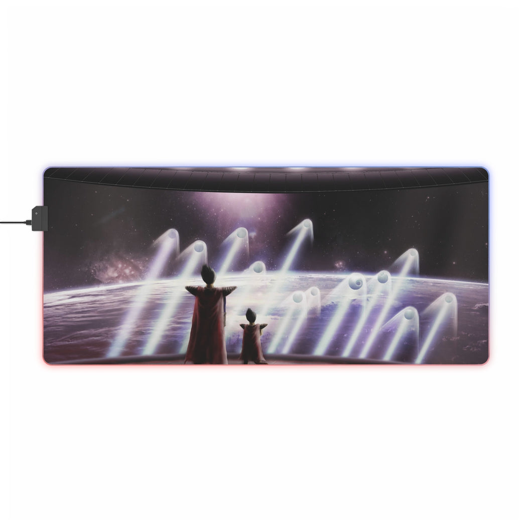 The King and the Prince of all Saiyans RGB LED Mouse Pad (Desk Mat)
