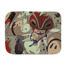 Load image into Gallery viewer, Anime Princess Mononoker Sherpa Blanket
