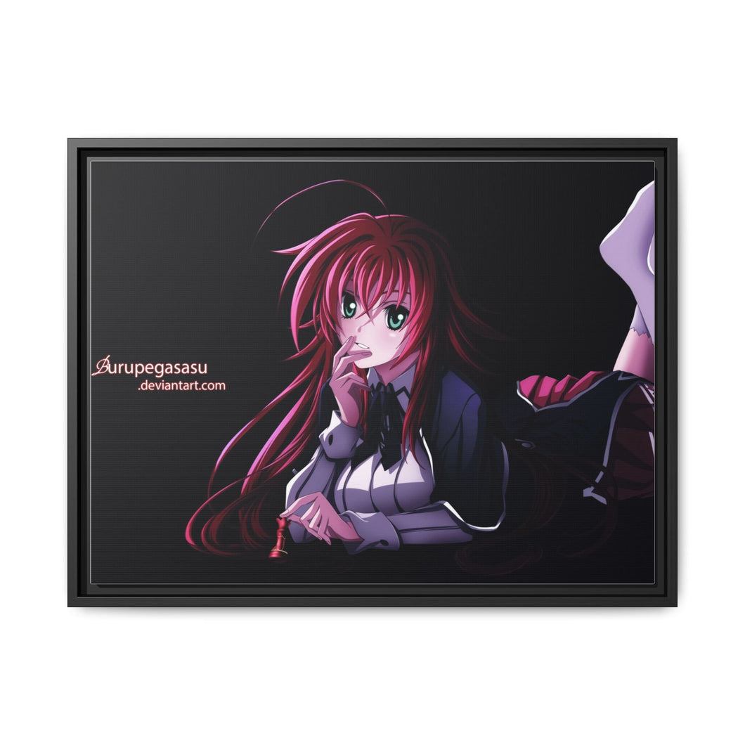Anime High School DxD Canvas Framed Art Print
