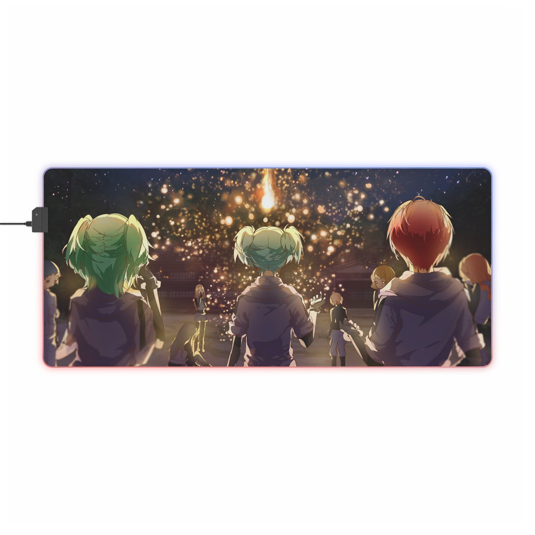 Assassination Classroom Karma Akabane, Nagisa Shiota, Kaede Kayano, Rio Nakamura RGB LED Mouse Pad (Desk Mat)