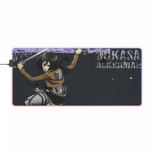 Load image into Gallery viewer, Anime Attack On Titan RGB LED Mouse Pad (Desk Mat)
