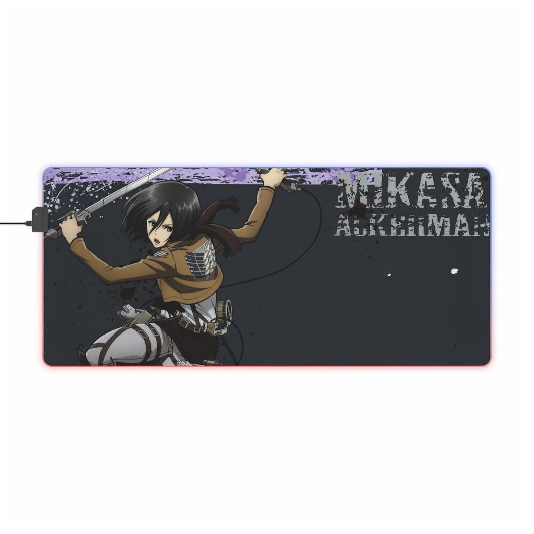 Anime Attack On Titan RGB LED Mouse Pad (Desk Mat)