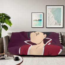 Load image into Gallery viewer, zeldris wallpaper Sherpa Blanket
