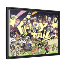 Load image into Gallery viewer, Fairy Tail Natsu Dragneel, Erza Scarlet, Gray Fullbuster, Lucy Heartfilia, Happy Canvas Framed Art Print
