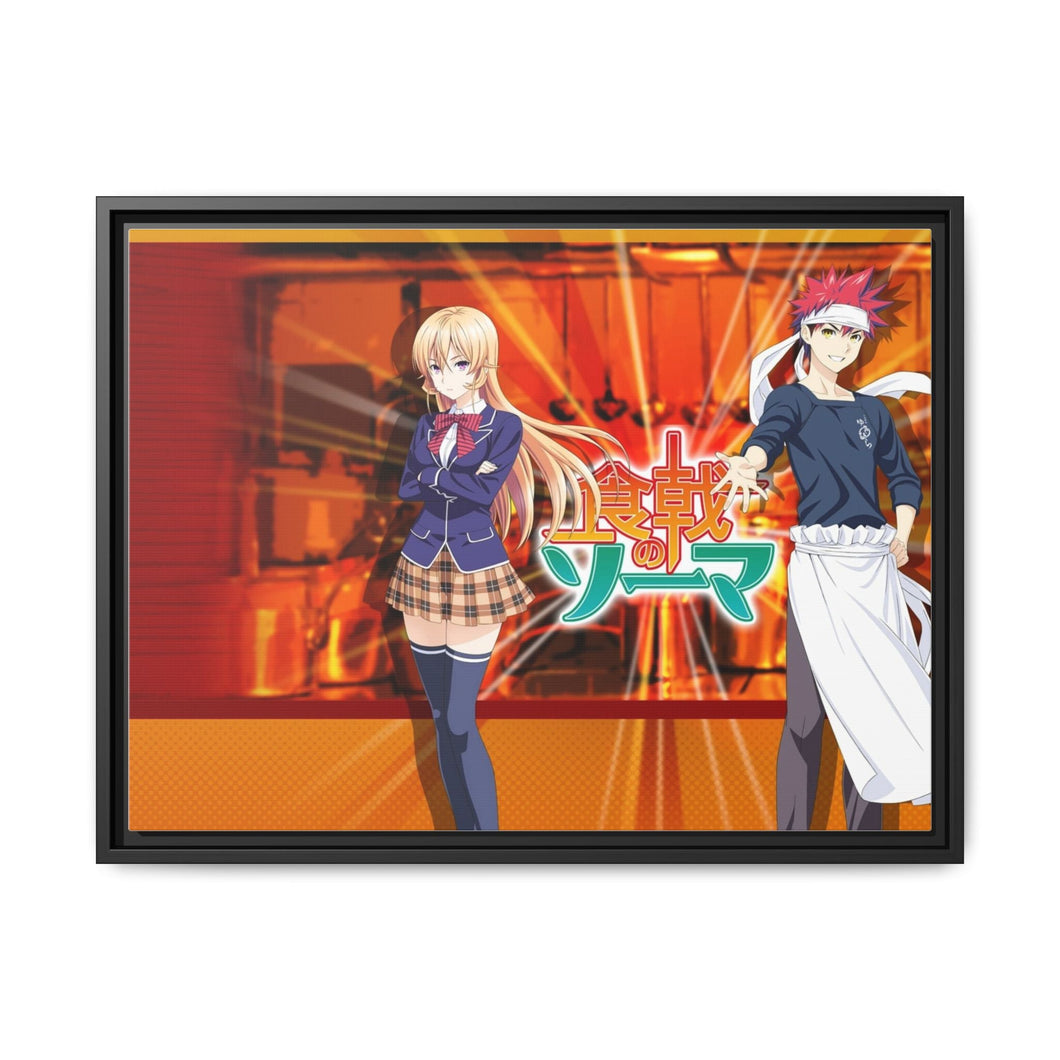 Food Wars: Shokugeki no Soma Canvas Framed Art Print
