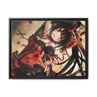 Date A Live Canvas Framed Art Print