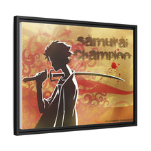 Load image into Gallery viewer, Anime Samurai Champloor Canvas Framed Art Print
