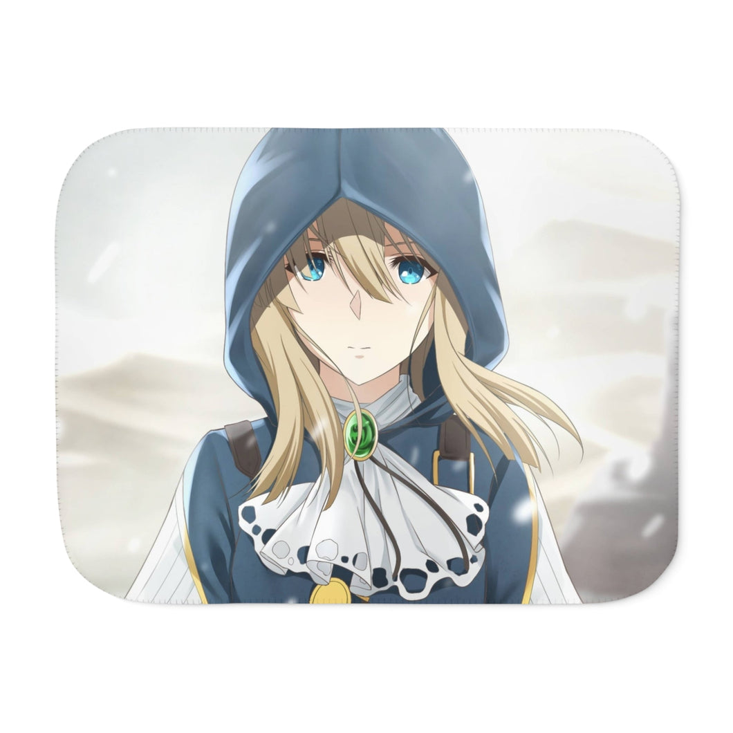Violet Evergarden Sherpa Blanket