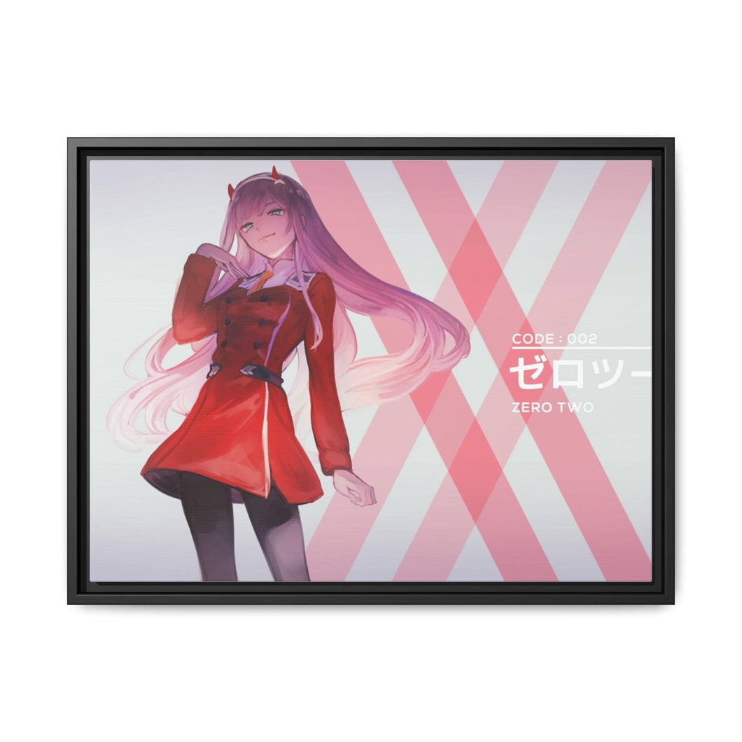 Anime Darling in the FranXX Canvas Framed Art Print