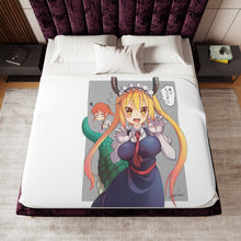 Load image into Gallery viewer, Miss Kobayashi&#39;s Dragon Maid Kobayashi, Kobayashi-san Chi No Maid Dragon, Miss Kobayashi S Dragon Maid, Tohru Sherpa Blanket
