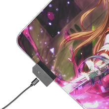 Load image into Gallery viewer, Sword Art Online Asuna Yuuki RGB LED Mouse Pad (Desk Mat)
