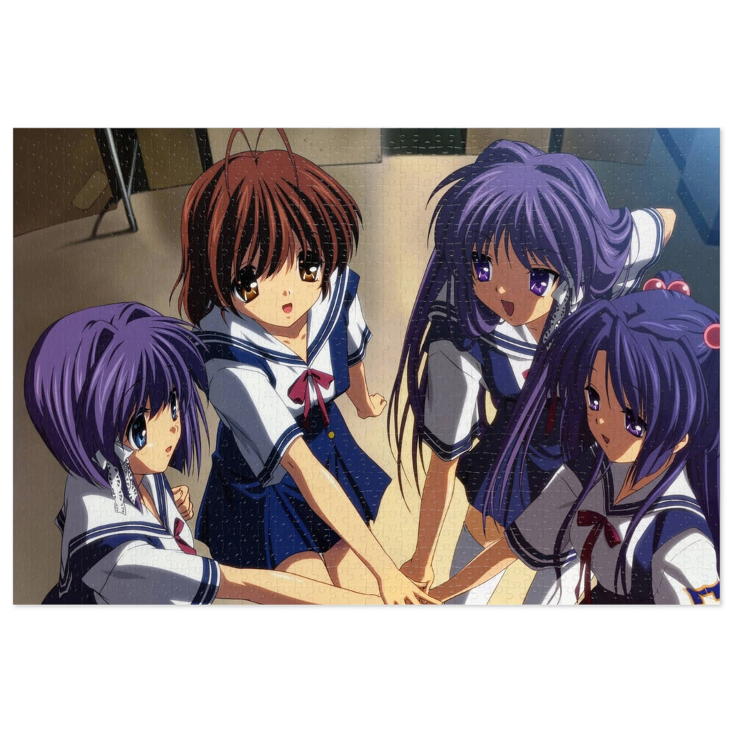 Clannad Nagisa Furukawa, Kyou Fujibayashi, Kotomi Ichinose, Ryou Fujibayashi Jigsaw Puzzle