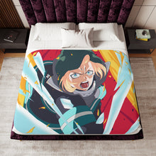 Load image into Gallery viewer, Anime Fire Force Sherpa Blanket
