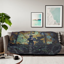 Load image into Gallery viewer, Megumi Fushiguro Sherpa Blanket
