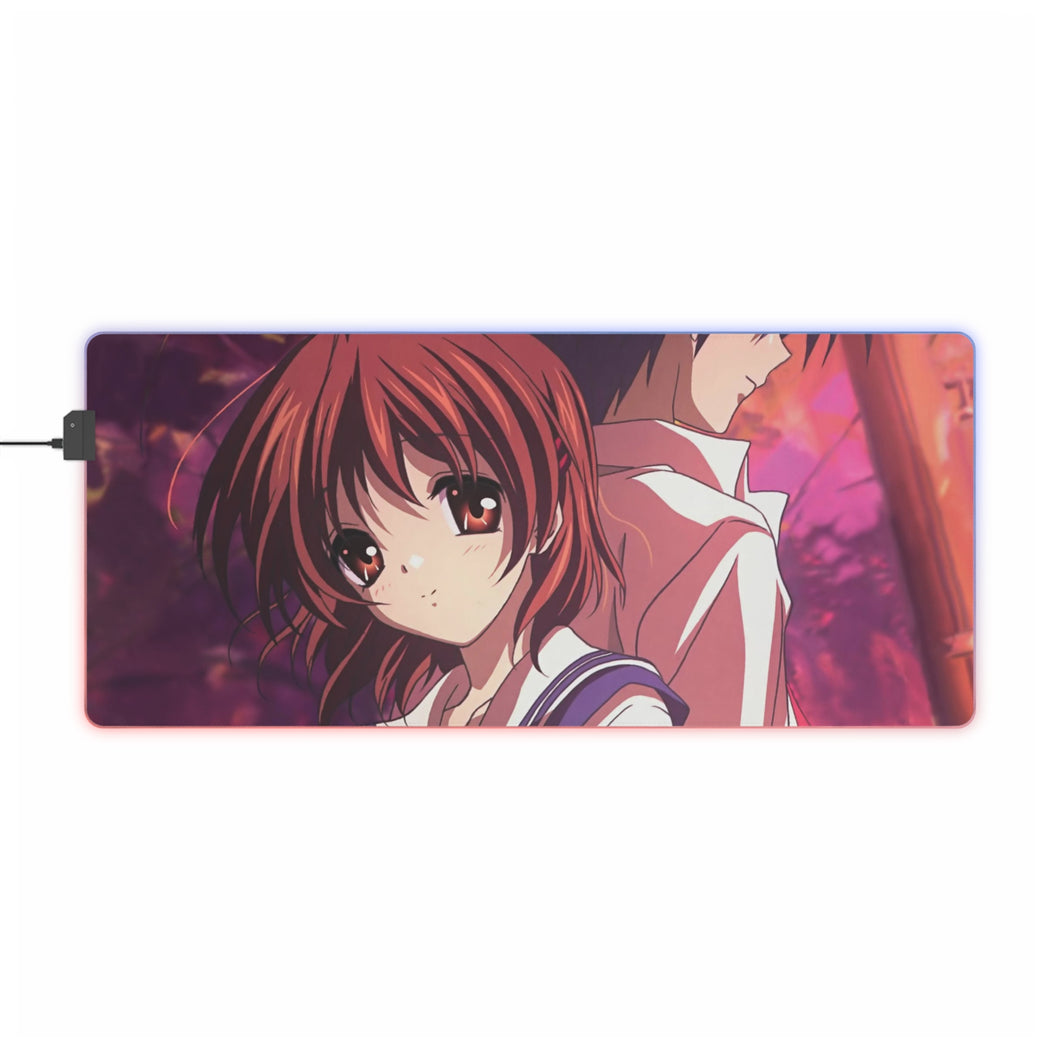 Tomoya Okazaki RGB LED Mouse Pad (Desk Mat)