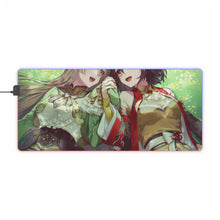 Load image into Gallery viewer, Kitasan Black &amp; Satono Diamond RGB LED Mouse Pad (Desk Mat)
