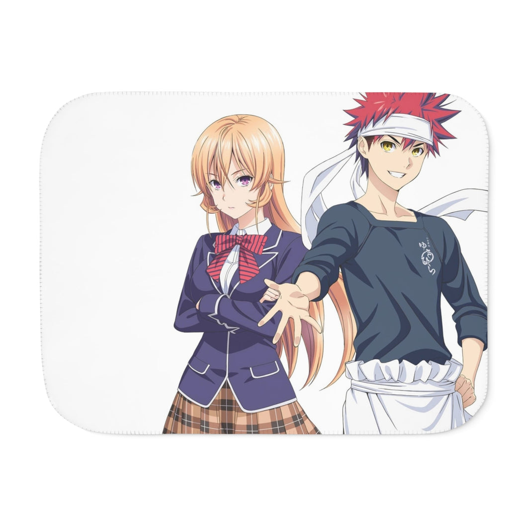Anime Food Wars: Shokugeki no Soma Sherpa Blanket