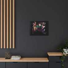Load image into Gallery viewer, Demon Slayer: Kimetsu no Yaiba Canvas Framed Art Print
