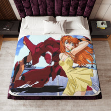 Load image into Gallery viewer, Anime Neon Genesis Evangelion Sherpa Blanket
