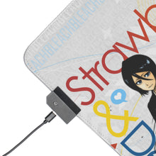 Load image into Gallery viewer, Death &amp; Strawberry RGB LED Mouse Pad (Desk Mat)
