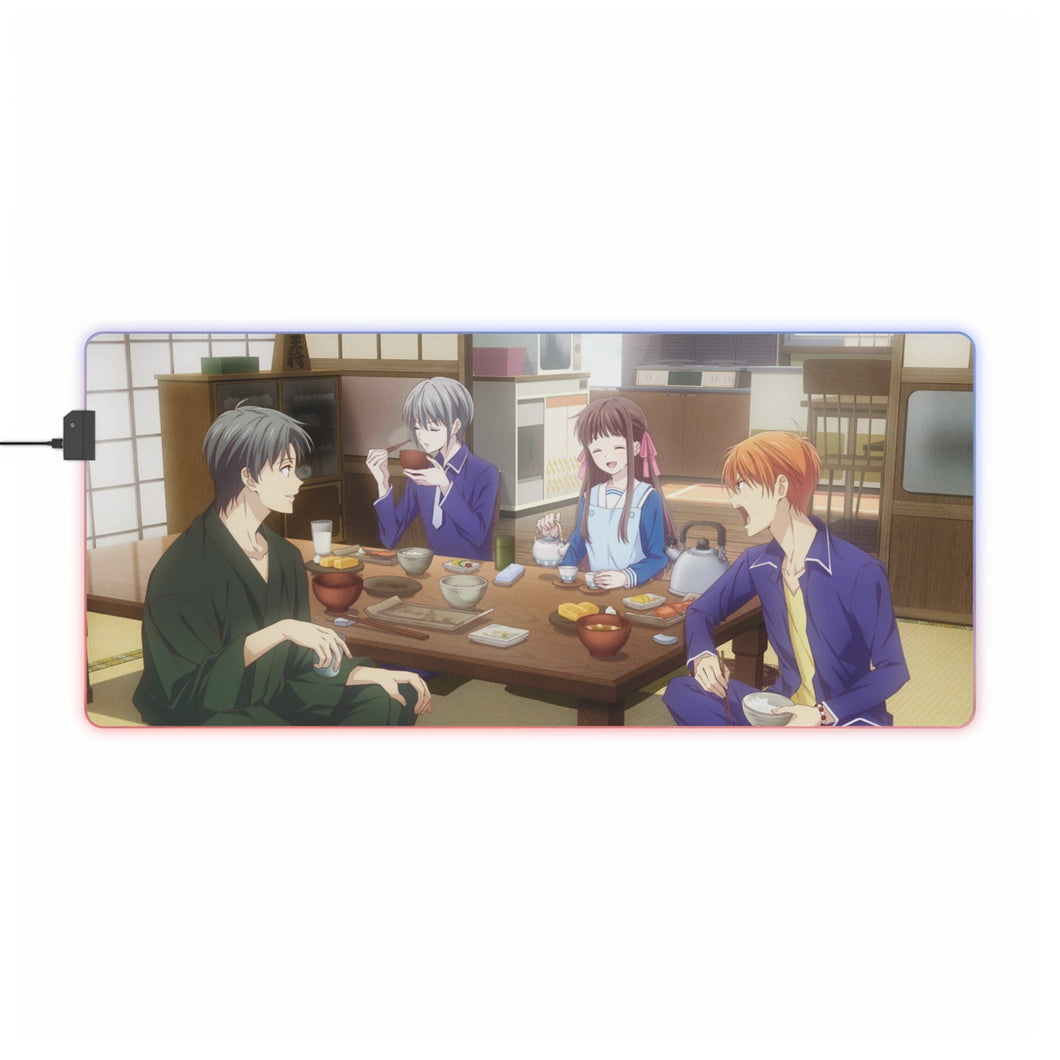 Fruits Basket RGB LED Mouse Pad (Desk Mat)