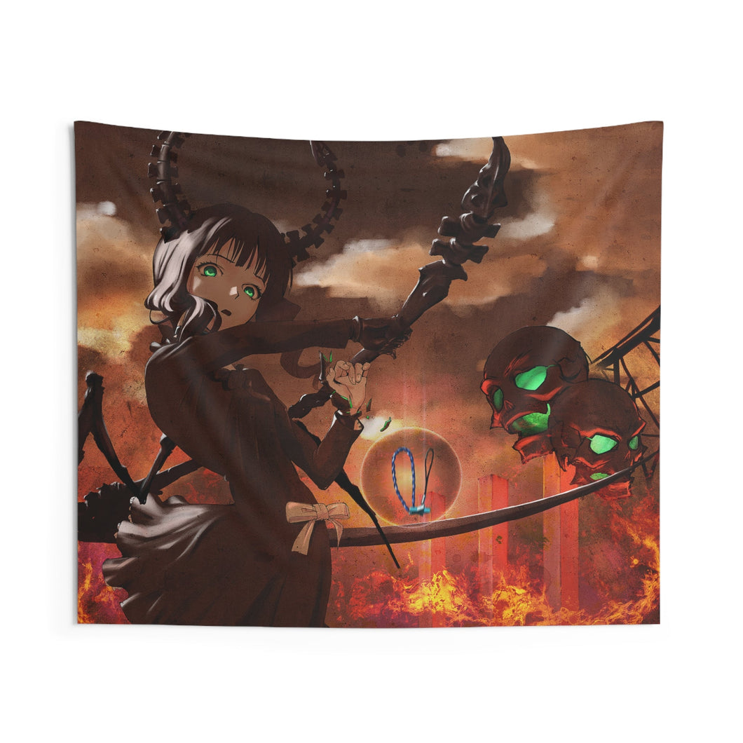Black Rock Shooter Indoor Wall Tapestry