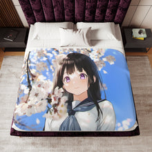 Load image into Gallery viewer, Hyouka Eru Chitanda Sherpa Blanket
